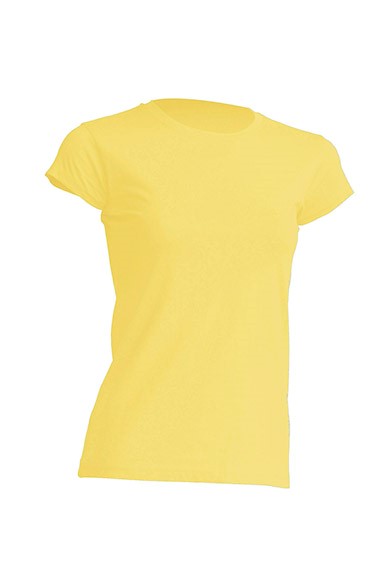 REGULAR T-SHIRT LADY light yellow